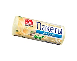 Мешки для мусора 30 л, ароматизированные, Ваниль, бежевые, в рулоне 20 шт., ПНД, 9 мкм, 560х530 мм, GRIFON Aroma, 101-020 V в Глазове Мешки для мусора 30 л, ароматизированные, Ваниль, бежевые, в рулоне 20 шт., ПНД, 9 мкм, 560х530 мм, GRIFON Aroma, 101-020 V в Глазове
