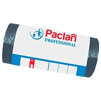 Мешки для мусора 60 л, черные, в рулоне 50 шт., ПНД, 6,2 мкм, 800х600 мм, PACLAN Professional, 604078 в Глазове