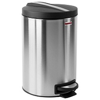 Ведро-контейнер для мусора (урна) с педалью LAIMA Modern, 12 л, матовое, нержавеющая сталь, со съемным внутренним ведром в Глазове Ведро-контейнер для мусора (урна) с педалью LAIMA Modern, 12 л, матовое, нержавеющая сталь, со съемным внутренним ведром в Глазове