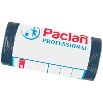 Мешки для мусора 35 л, черный, в рулоне 50 шт., ПНД, 6,2 мкм, 600х500 мм, PACLAN Professional, 604077 в Глазове Мешки для мусора 35 л, черный, в рулоне 50 шт., ПНД, 6,2 мкм, 600х500 мм, PACLAN Professional, 604077 в Глазове