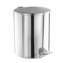 Ведро для мусора с педалью, усиленное, Титан, 15 л, нержавеющая сталь, хром в Глазове Ведро для мусора с педалью, усиленное, Титан, 15 л, нержавеющая сталь, хром в Глазове