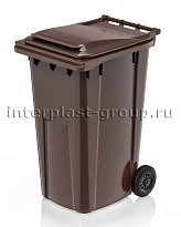 Контейнер для мусора 240 л коричневый облегченный 240 зеленый в Глазове Контейнер для мусора 240 л коричневый облегченный 240 зеленый в Глазове