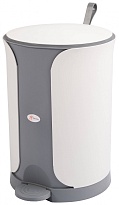 Контейнер для мусора Sтилъ с педалью 11 л серый 11 серый в Глазове Контейнер для мусора Sтилъ с педалью 11 л серый 11 серый в Глазове