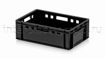 Ящик для мяса и колбасных изделий Е-2 черный в Глазове Ящик для мяса и колбасных изделий Е-2 черный в Глазове