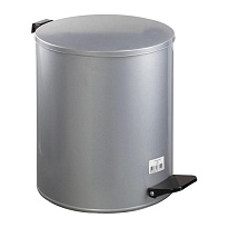 Ведро для мусора с педалью, усиленное, Титан, 15 л, серое, оцинкованная сталь в Глазове Ведро для мусора с педалью, усиленное, Титан, 15 л, серое, оцинкованная сталь в Глазове