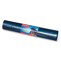 Мешки для мусора 240 л, черные, в рулоне 20 шт., ПВД 35 мкм, 1400х900 мм, PACLAN Big&Strong, 600823 в Глазове