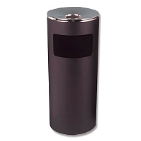 Урна металлическая с пепельницей, Титан, 29 л, черная, оцинкованная сталь в Глазове