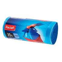 Мешки для мусора 35 л, с ушками, синие, в рулоне 30 шт., ПНД, 10,5 мкм, 640х500 мм, PACLAN Multitop, 600819 в Глазове Мешки для мусора 35 л, с ушками, синие, в рулоне 30 шт., ПНД, 10,5 мкм, 640х500 мм, PACLAN Multitop, 600819 в Глазове