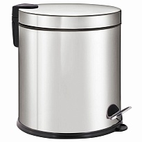 Ведро-контейнер для мусора урна с педалью LAIMA Classic Plus, 20 л, зеркальное в Глазове