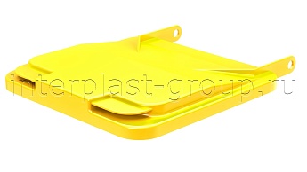 Комплект крышки для контейнера 120 л. желтая желтый в Глазове Комплект крышки для контейнера 120 л. желтая желтый в Глазове